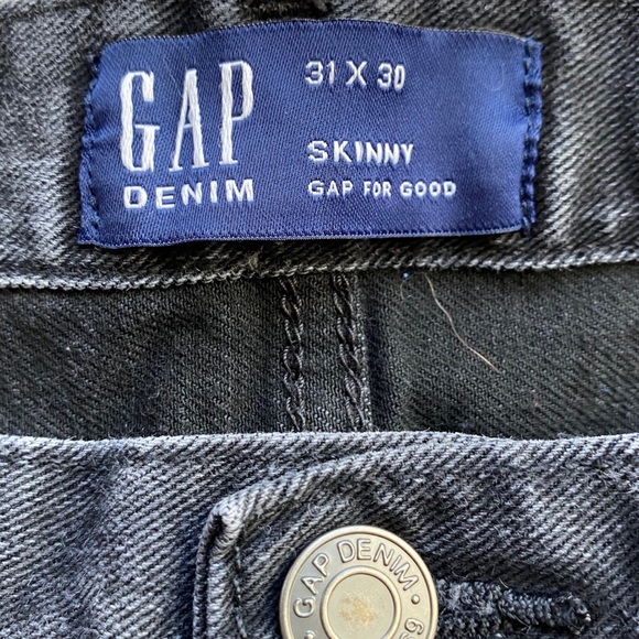Men's Gap Black Skinny Jeans - Picture 4 of 4
